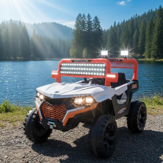 صورة سيارة UTV للأطفال مع تفاصيل دقيقة وأضواء LED